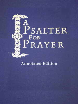 cover image of A a Psalter for Prayer